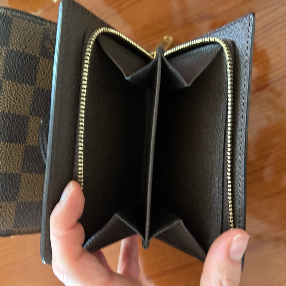 Louis Vuitton Checkered Damier Wallet pocket photo pocket zippy - Picture 9 of 12